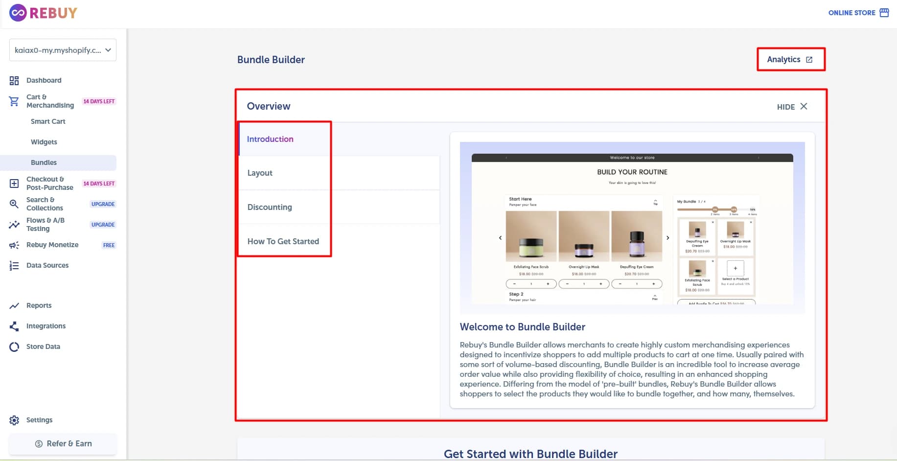 Rebuy Bundle Builder overview and setup guidance
