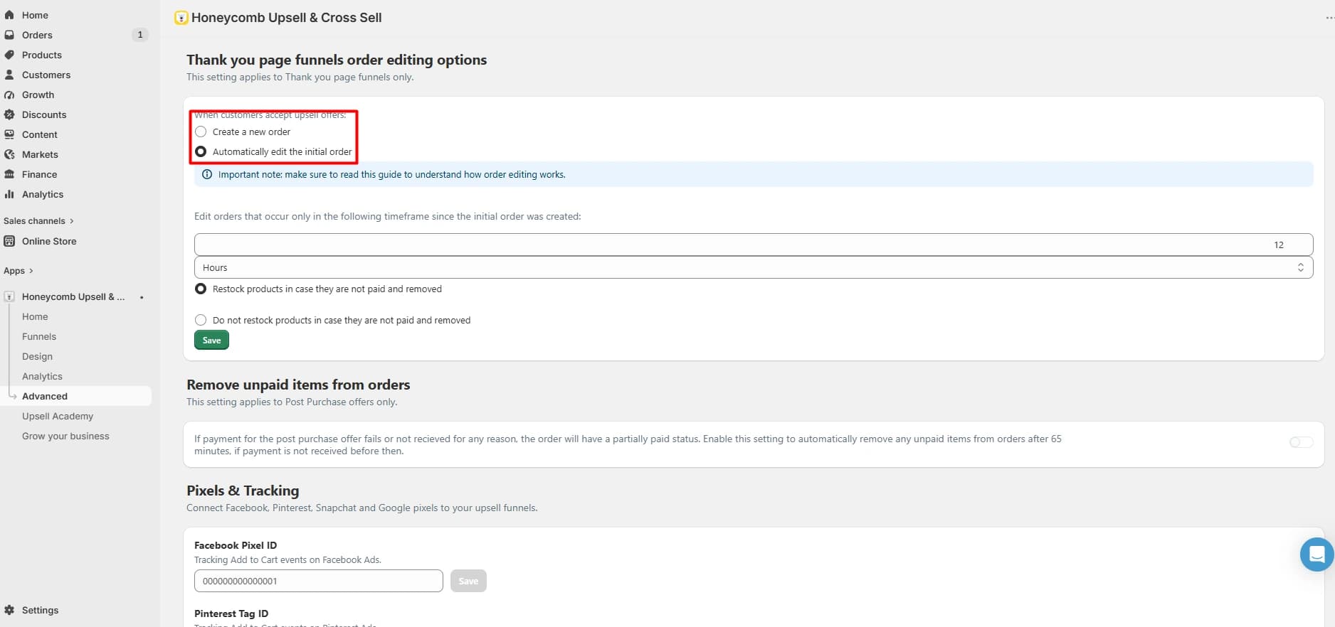 Honeycomb dashboard and onboarding area